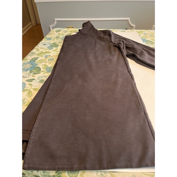 Eileen Fisher Taupe Brown Swing Open Front Shacket Blazer Jacket Sz L - Picture 11 of 12